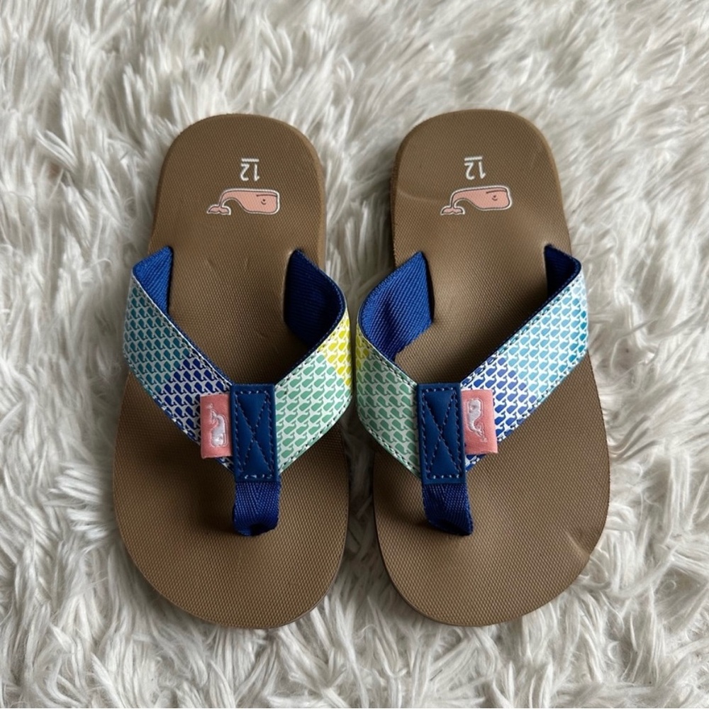 Vineyard Vines Kid's Flip Flops New Size 12
